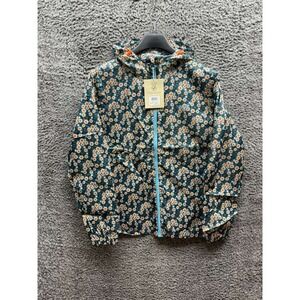 NWT Regatta X Orla Kiely Summer Hooded Pack-lt Jacket Water Floral Womens Size L